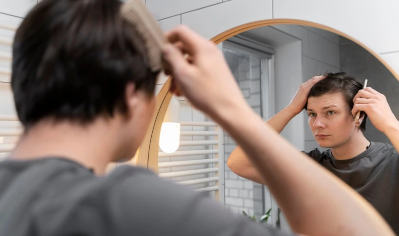 hair line post hair transplant