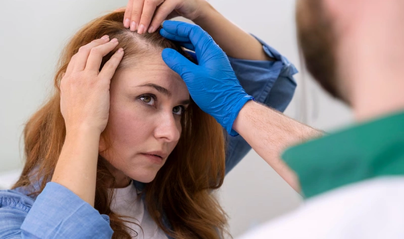 hair line post hair transplant