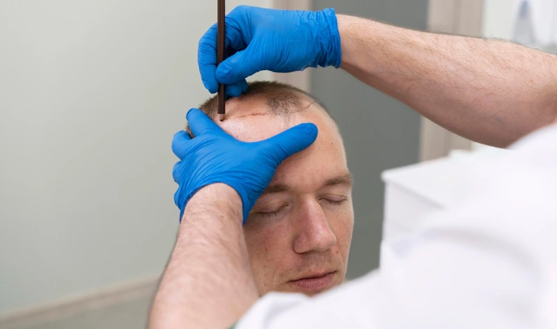 hair line post hair transplant
