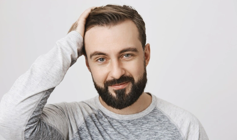 hair line post hair transplant