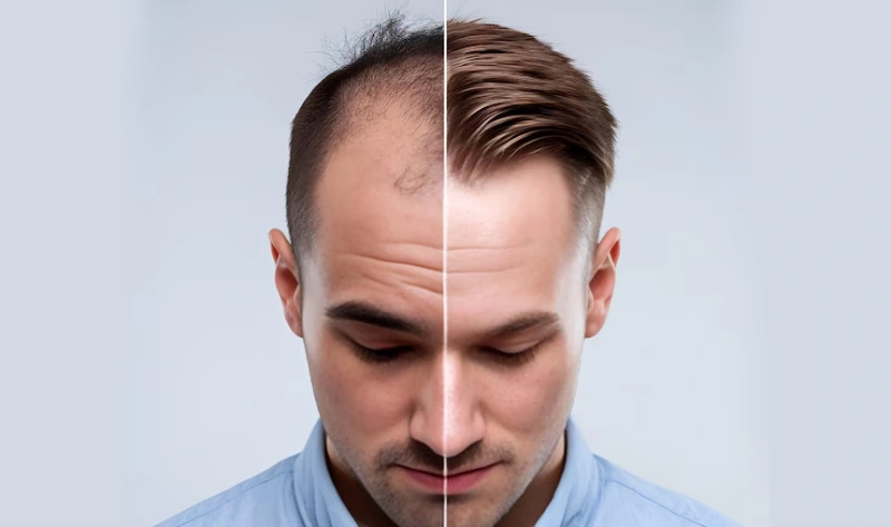 hair line post hair transplant