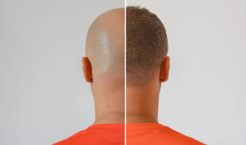 hair line post hair transplant