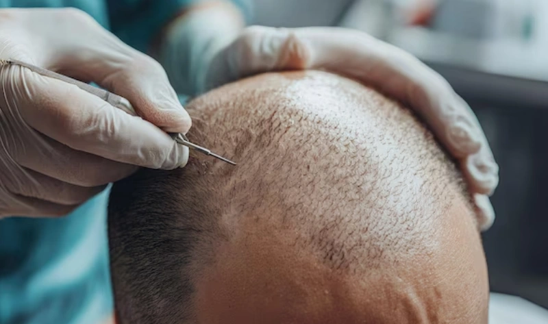 hair line post hair transplant