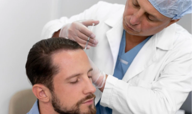 hair line post hair transplant