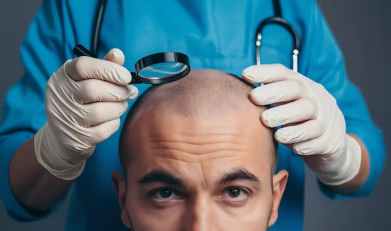 hair line post hair transplant