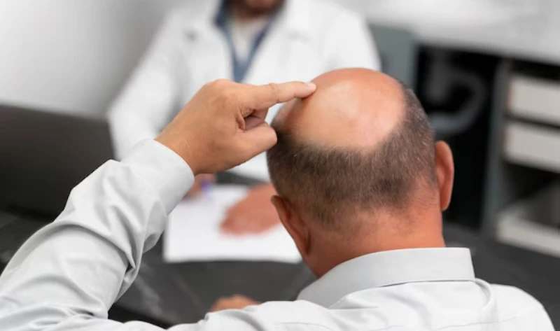 hair line post hair transplant